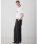 【CLASSY.掲載・新色追加・WEB限定カラーあり】FluidBackSatin ワイドパンツ