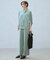 【CLASSY.掲載・新色追加・WEB限定カラーあり】FluidBackSatin ワイドパンツ