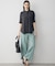 【CLASSY.掲載・新色追加・WEB限定カラーあり】FluidBackSatin ワイドパンツ