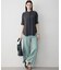 【CLASSY.掲載・新色追加・WEB限定カラーあり】FluidBackSatin ワイドパンツ