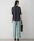【CLASSY.掲載・新色追加・WEB限定カラーあり】FluidBackSatin ワイドパンツ