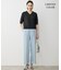 【CLASSY.掲載・新色追加・WEB限定カラーあり】FluidBackSatin ワイドパンツ