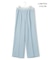 【CLASSY.掲載・新色追加・WEB限定カラーあり】FluidBackSatin ワイドパンツ
