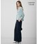 【CLASSY.掲載・新色追加・WEB限定カラーあり】FluidBackSatin ワイドパンツ