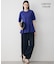 【CLASSY.掲載・新色追加・WEB限定カラーあり】FluidBackSatin ワイドパンツ