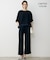 【CLASSY.掲載・新色追加・WEB限定カラーあり】FluidBackSatin ワイドパンツ
