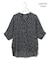 【新色追加・WEB限定】BackSatinAmunzen 5分袖キーネックブラウス