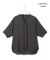 【新色追加・WEB限定】BackSatinAmunzen 5分袖キーネックブラウス
