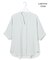 【新色追加・WEB限定】BackSatinAmunzen 5分袖キーネックブラウス