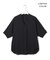 【新色追加・WEB限定カラーあり】BackSatinAmunzen 5分袖キーネックブラウス