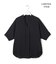 【新色追加・WEB限定】BackSatinAmunzen 5分袖キーネックブラウス