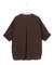 【新色追加・WEB限定カラーあり】BackSatinAmunzen 5分袖キーネックブラウス
