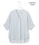 【新色追加・WEB限定】BackSatinAmunzen 5分袖キーネックブラウス