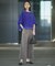 【WEB限定カラーあり】 FluidBackSatin クロップドブラウス