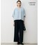 【WEB限定カラーあり】 FluidBackSatin クロップドブラウス
