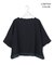 【WEB限定カラーあり】 FluidBackSatin クロップドブラウス