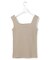 【WEB限定カラーあり】 ブロードステッチリブ タンクトップ