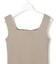 【WEB限定カラーあり】 ブロードステッチリブ タンクトップ