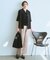 【WEB限定カラーあり】 FluidBackSatin バンドカラーシャツ