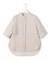 【WEB限定カラーあり】 FluidBackSatin バンドカラーシャツ