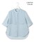 【WEB限定カラーあり】 FluidBackSatin バンドカラーシャツ
