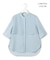 【WEB限定カラーあり】 FluidBackSatin バンドカラーシャツ