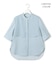 【WEB限定カラーあり】 FluidBackSatin バンドカラーシャツ