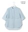 【WEB限定カラーあり】 FluidBackSatin バンドカラーシャツ
