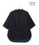 【WEB限定カラーあり】 FluidBackSatin バンドカラーシャツ