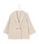 ドライアセテートスラブ 8分袖ジャケット