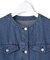 ナチュラルソフトデニム クロップドジャケット