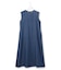 ナチュラルソフトデニム ノースリーブワンピース