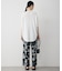 フラグメントプリント ワイドパンツ