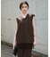 FluidBackSatin Vネックジレ