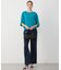 コンパクトトラックジャージー セミワイドストレートパンツ