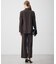 ウール2WAYストレッチ サスペンダー付きワイドストレートパンツ