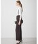 ウール2WAYストレッチ サスペンダー付きワイドストレートパンツ