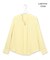 【WEB限定】BackSatinAmunzen キーネックブラウス