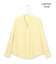 【WEB限定】BackSatinAmunzen キーネックブラウス