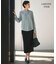 【WEB限定】BackSatinAmunzen キーネックブラウス