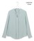 【WEB限定】BackSatinAmunzen キーネックブラウス