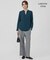 【WEB限定】BackSatinAmunzen キーネックブラウス