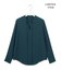 【WEB限定】BackSatinAmunzen キーネックブラウス