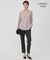 【WEB限定】BackSatinAmunzen キーネックブラウス