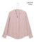 【WEB限定】BackSatinAmunzen キーネックブラウス