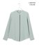 【WEB&一部店舗限定カラーあり】BackSatinAmunzen バンドカラーブラウス