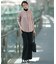 【WEB&一部店舗限定カラーあり】BackSatinAmunzen バンドカラーブラウス