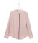 【WEB&一部店舗限定カラーあり】BackSatinAmunzen バンドカラーブラウス