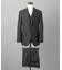 【ZEGNA/ゼニア】ISLANDFLEECE/アイランドフリース 3ピーススーツ（グレー）