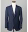 WEB&一部店舗限定【DORMEUIL/ドーメル】IMPERIALJADE/インペリアルジェイド 通年 3ピーススーツ（ネイビー×格子）